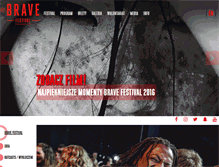 Tablet Screenshot of bravefestival.pl